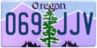 OR license plate 069JJV