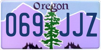 OR license plate 069JJZ