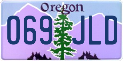 OR license plate 069JLD