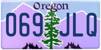 OR license plate 069JLQ