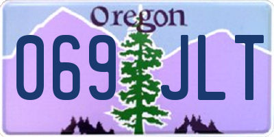OR license plate 069JLT