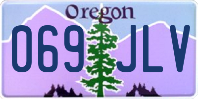 OR license plate 069JLV
