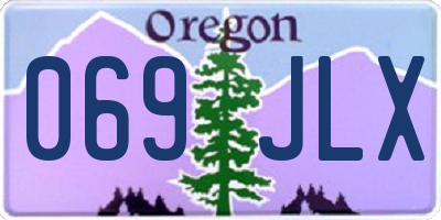 OR license plate 069JLX