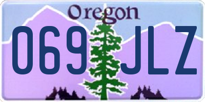 OR license plate 069JLZ