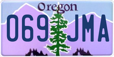OR license plate 069JMA