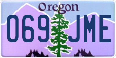 OR license plate 069JME