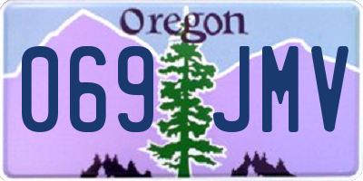 OR license plate 069JMV
