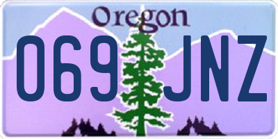 OR license plate 069JNZ