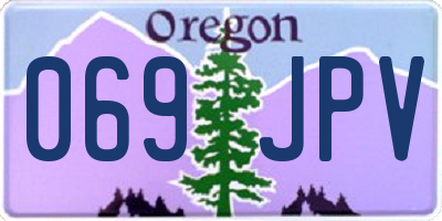 OR license plate 069JPV