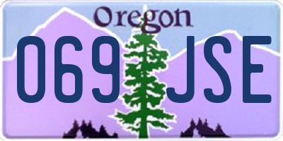 OR license plate 069JSE