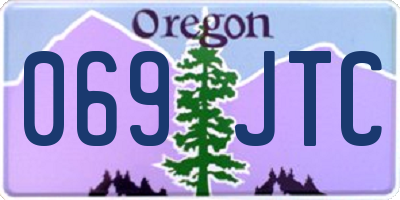 OR license plate 069JTC
