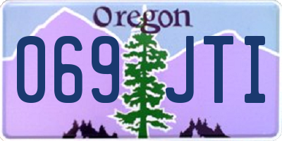 OR license plate 069JTI