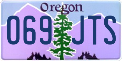 OR license plate 069JTS