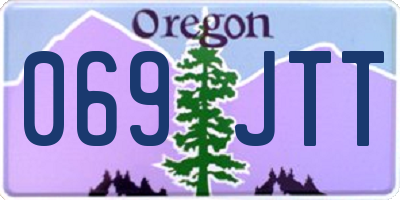 OR license plate 069JTT