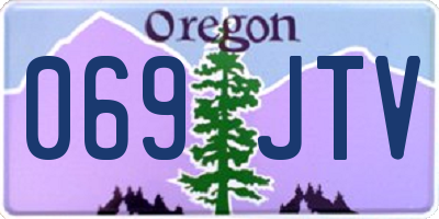 OR license plate 069JTV