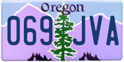 OR license plate 069JVA