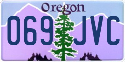 OR license plate 069JVC