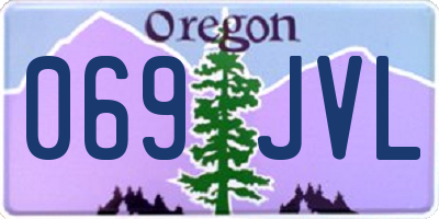 OR license plate 069JVL