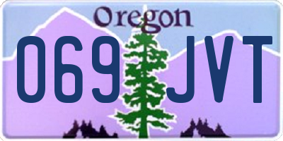OR license plate 069JVT