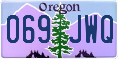 OR license plate 069JWQ