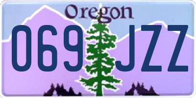 OR license plate 069JZZ