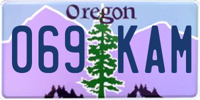 OR license plate 069KAM