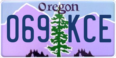 OR license plate 069KCE