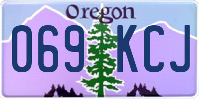 OR license plate 069KCJ