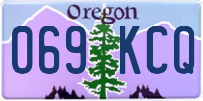 OR license plate 069KCQ