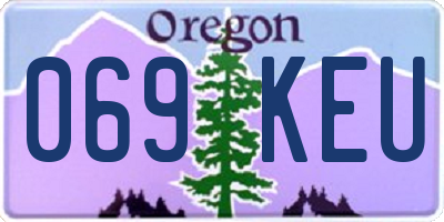 OR license plate 069KEU