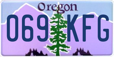OR license plate 069KFG