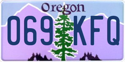 OR license plate 069KFQ