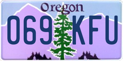 OR license plate 069KFU