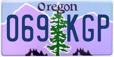 OR license plate 069KGP