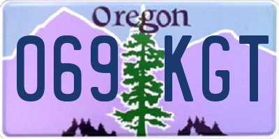 OR license plate 069KGT
