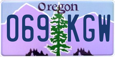 OR license plate 069KGW