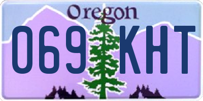 OR license plate 069KHT