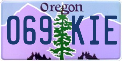 OR license plate 069KIE