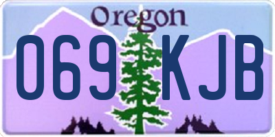 OR license plate 069KJB