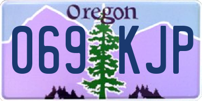OR license plate 069KJP