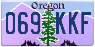 OR license plate 069KKF