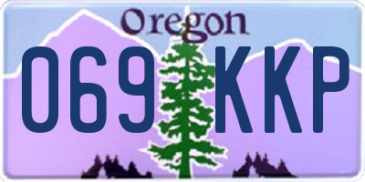 OR license plate 069KKP