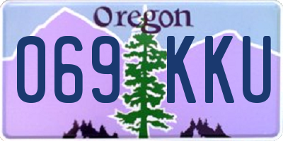 OR license plate 069KKU