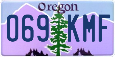 OR license plate 069KMF