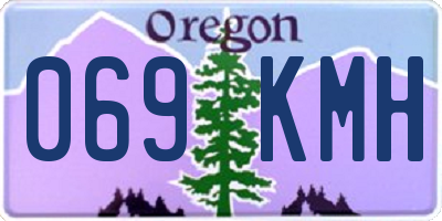 OR license plate 069KMH