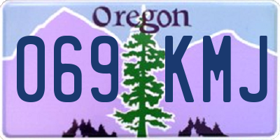 OR license plate 069KMJ