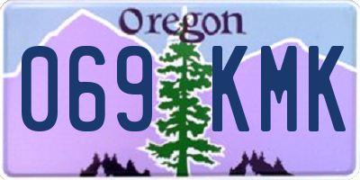 OR license plate 069KMK