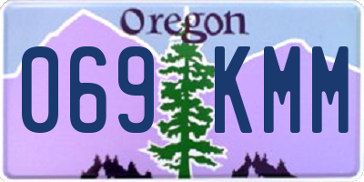 OR license plate 069KMM