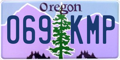 OR license plate 069KMP