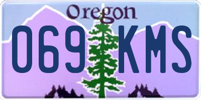 OR license plate 069KMS